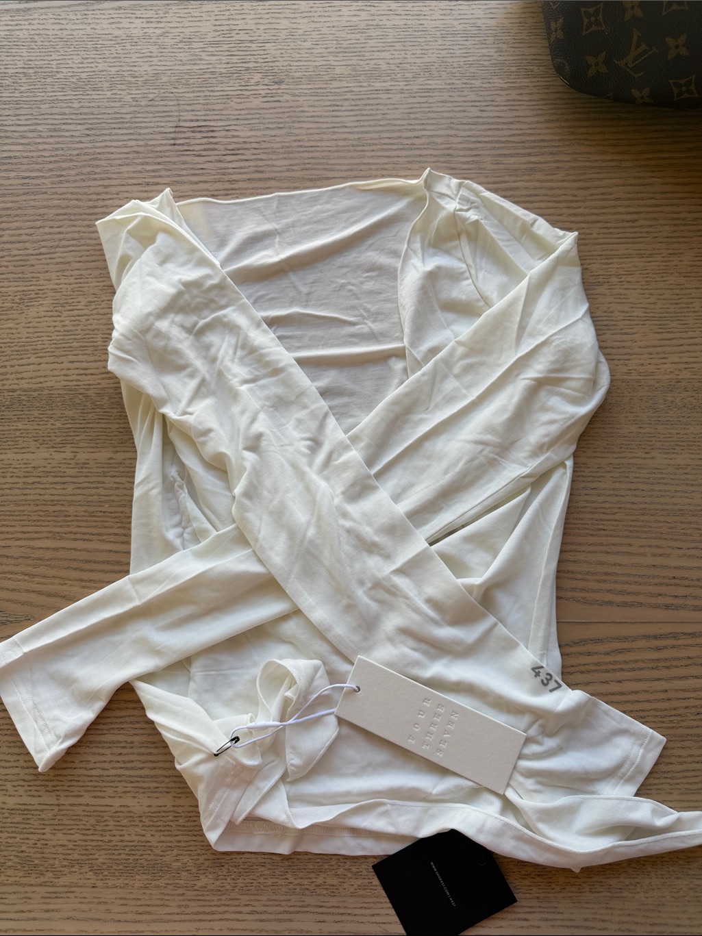 437 - The Ballet Wrap Long-Sleeve Top — image 3 of 5